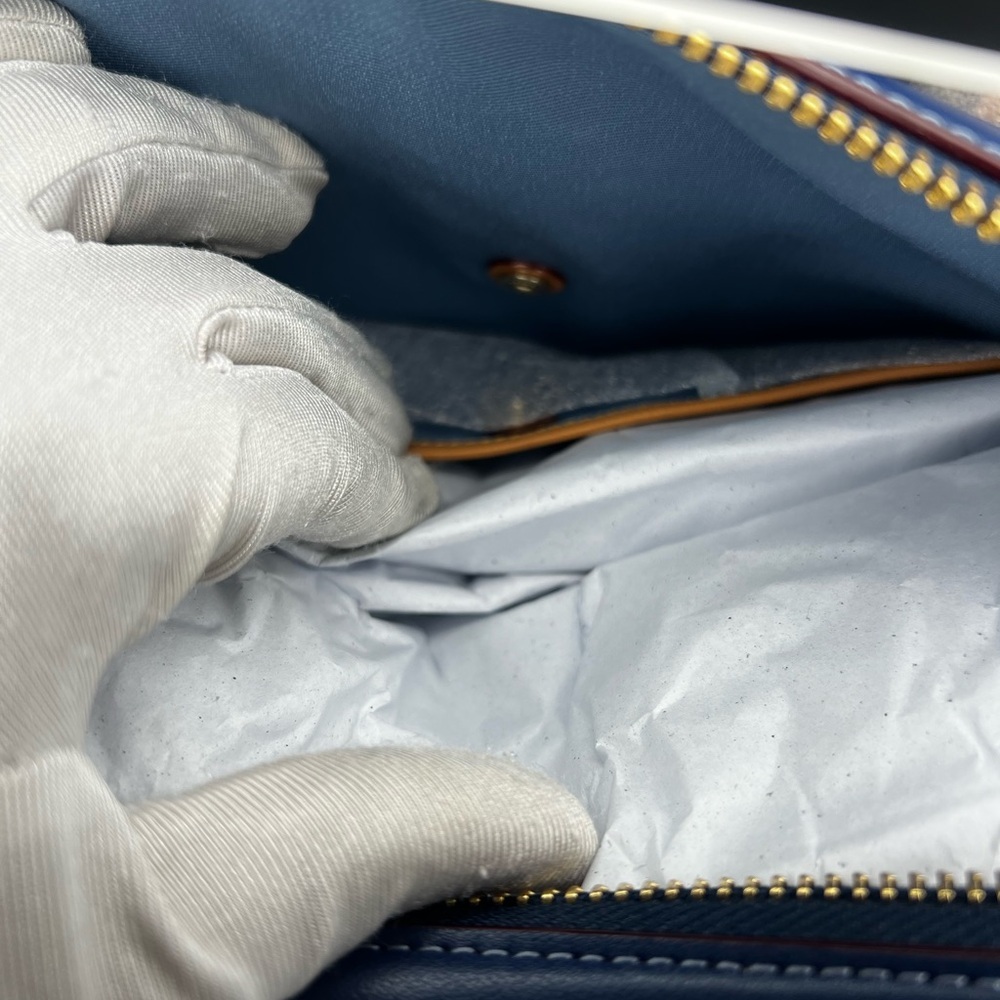 Coach Rowan Large Satchel Bag In Signature Canvas - Picture 15 of 15